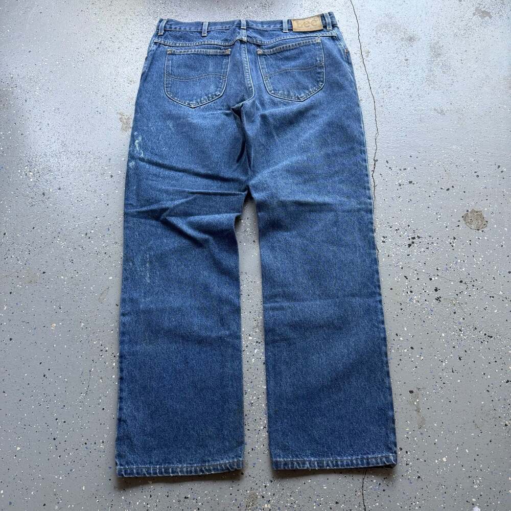 Lee Vintage 90s Blue Denim Jeans 34x32